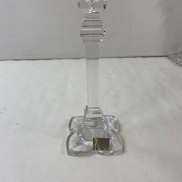 Mikasa Crystal Petals Taper Candle Holders Box Base - Picture 6 of 13